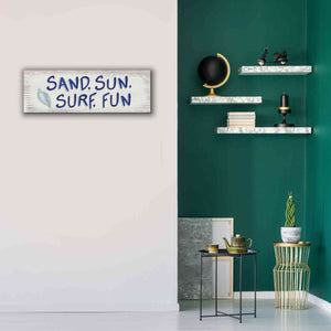 'Beach Time VIII' by James Wiens, Canvas Wall Art,36 x 12