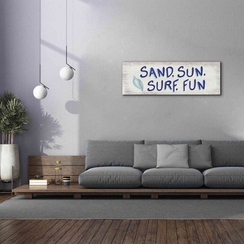 Image of 'Beach Time VIII' by James Wiens, Canvas Wall Art,60 x 20