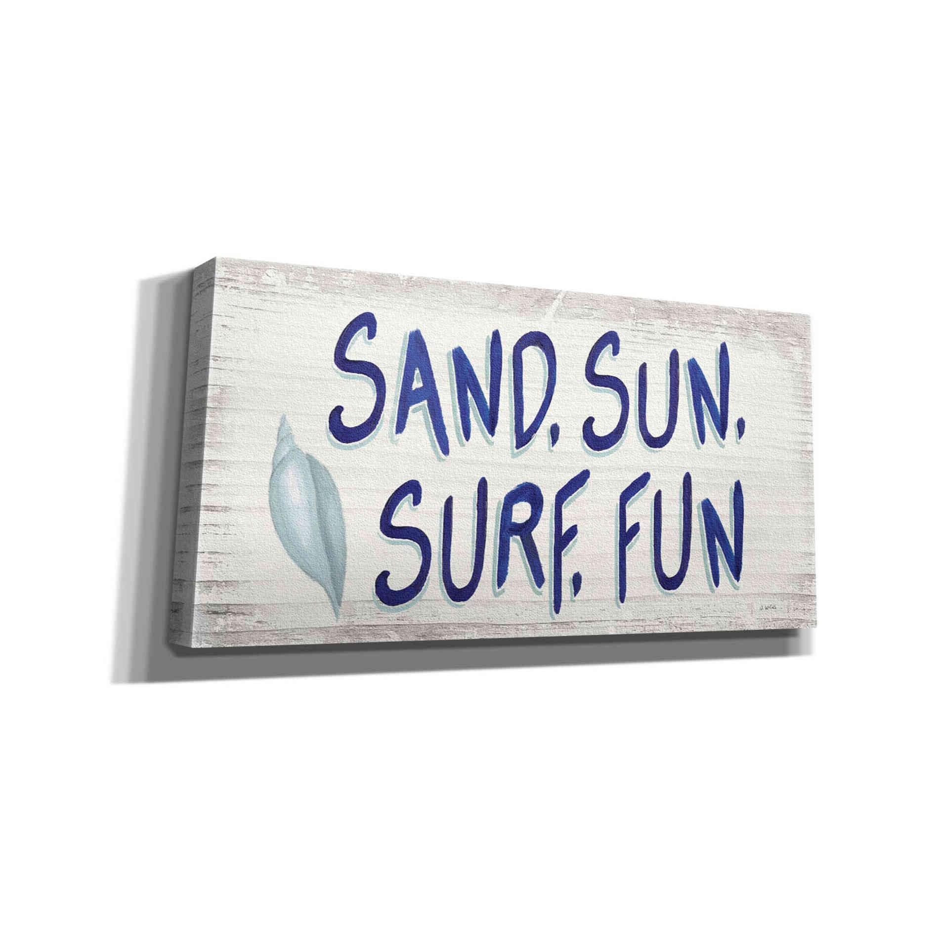 'Beach Time VIII' by James Wiens, Canvas Wall Art,36x12x1.55x0,60x20x1.74x0