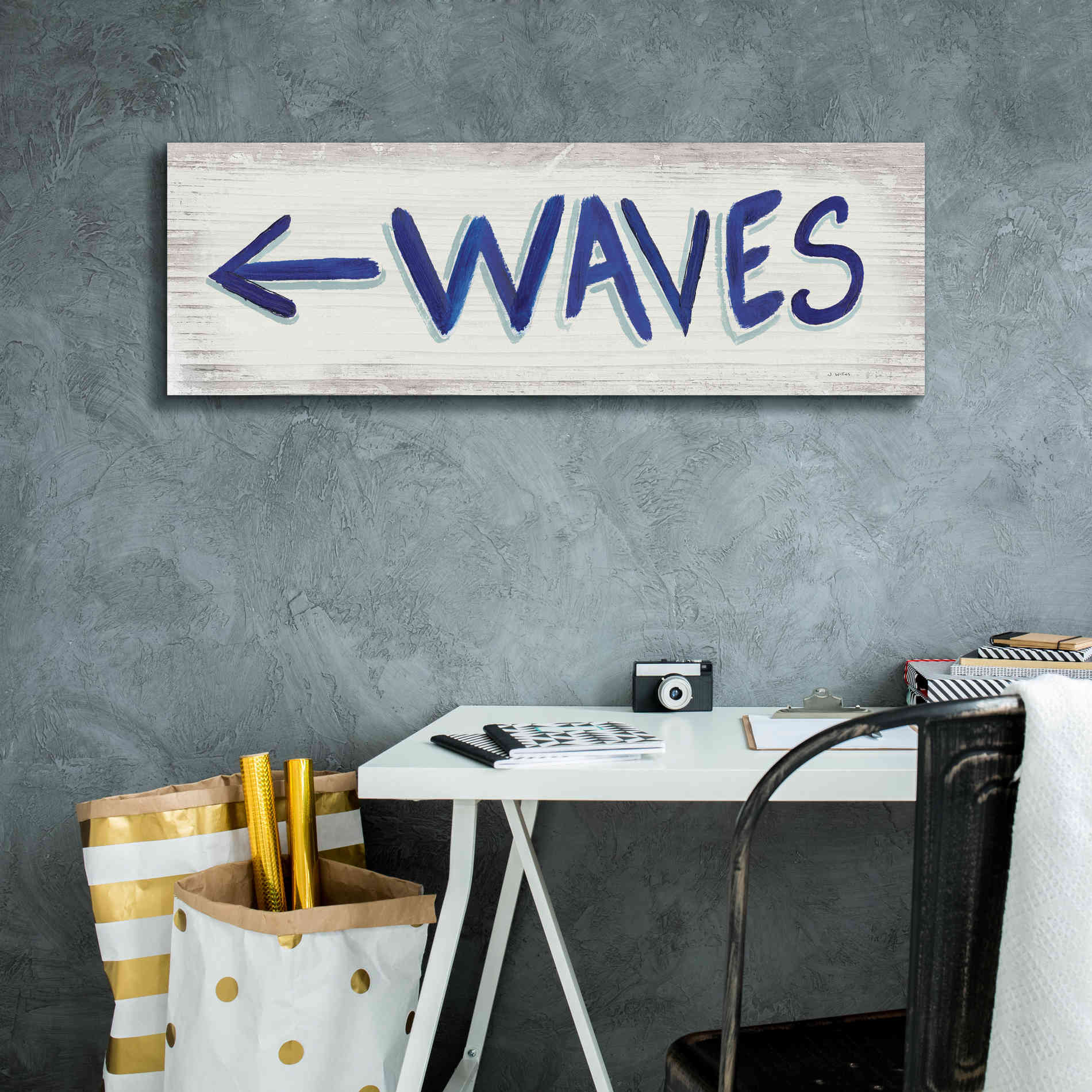 'Beach Time IX' by James Wiens, Canvas Wall Art,36 x 12