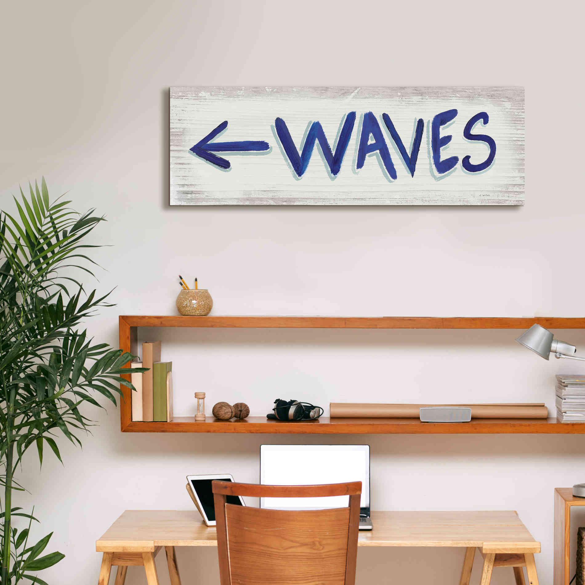 'Beach Time IX' by James Wiens, Canvas Wall Art,36 x 12