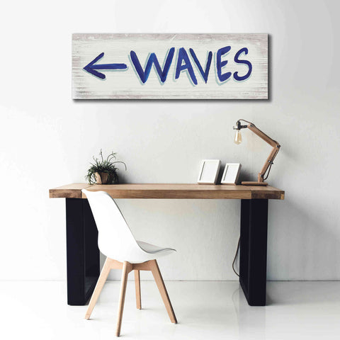 Image of 'Beach Time IX' by James Wiens, Canvas Wall Art,60 x 20
