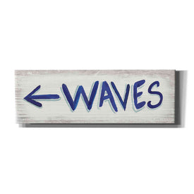 'Beach Time IX' by James Wiens, Canvas Wall Art,36x12x1.55x0,60x20x1.74x0