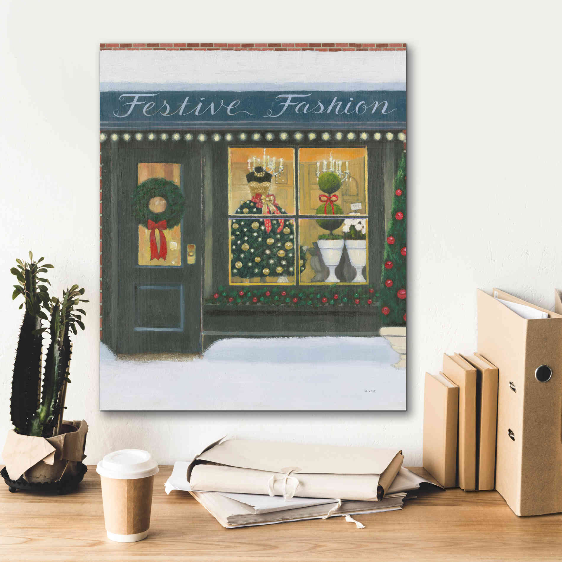 'Holiday Moments VI' by James Wiens, Canvas Wall Art,20 x 24