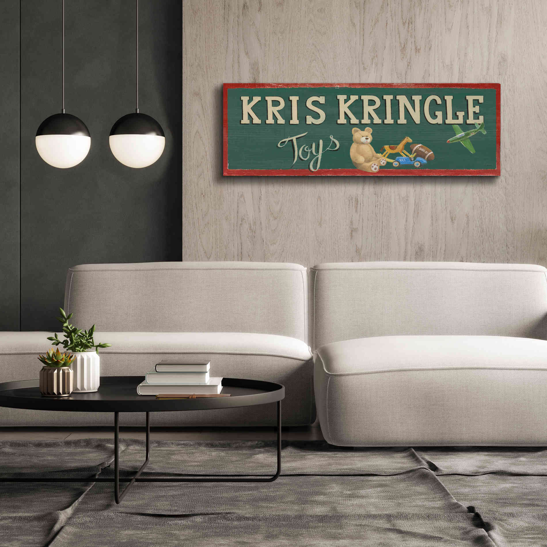 'Holiday Moments VII' by James Wiens, Canvas Wall Art,60 x 20