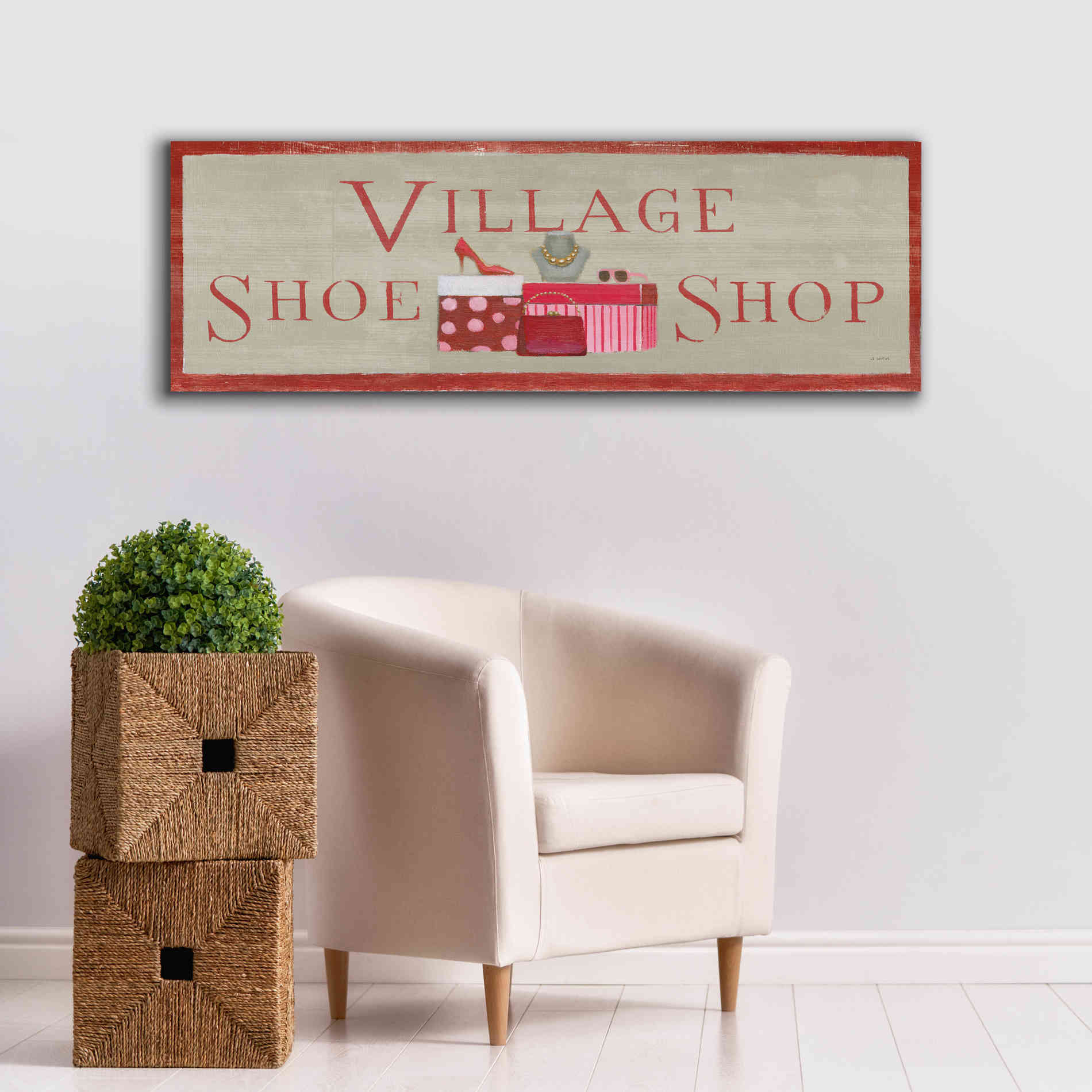 'Holiday Moments VIII' by James Wiens, Canvas Wall Art,60 x 20