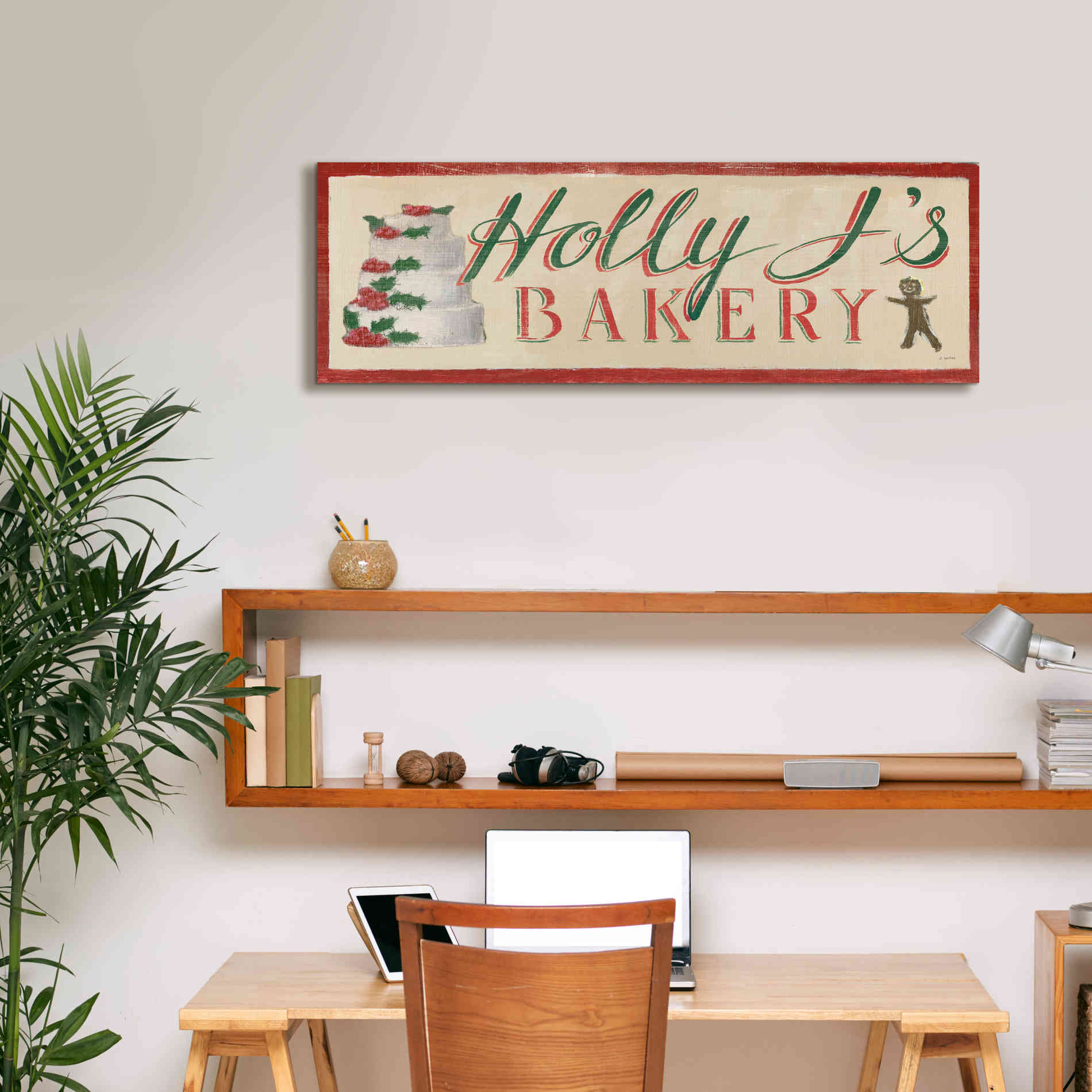 'Holiday Moments IX' by James Wiens, Canvas Wall Art,36 x 12