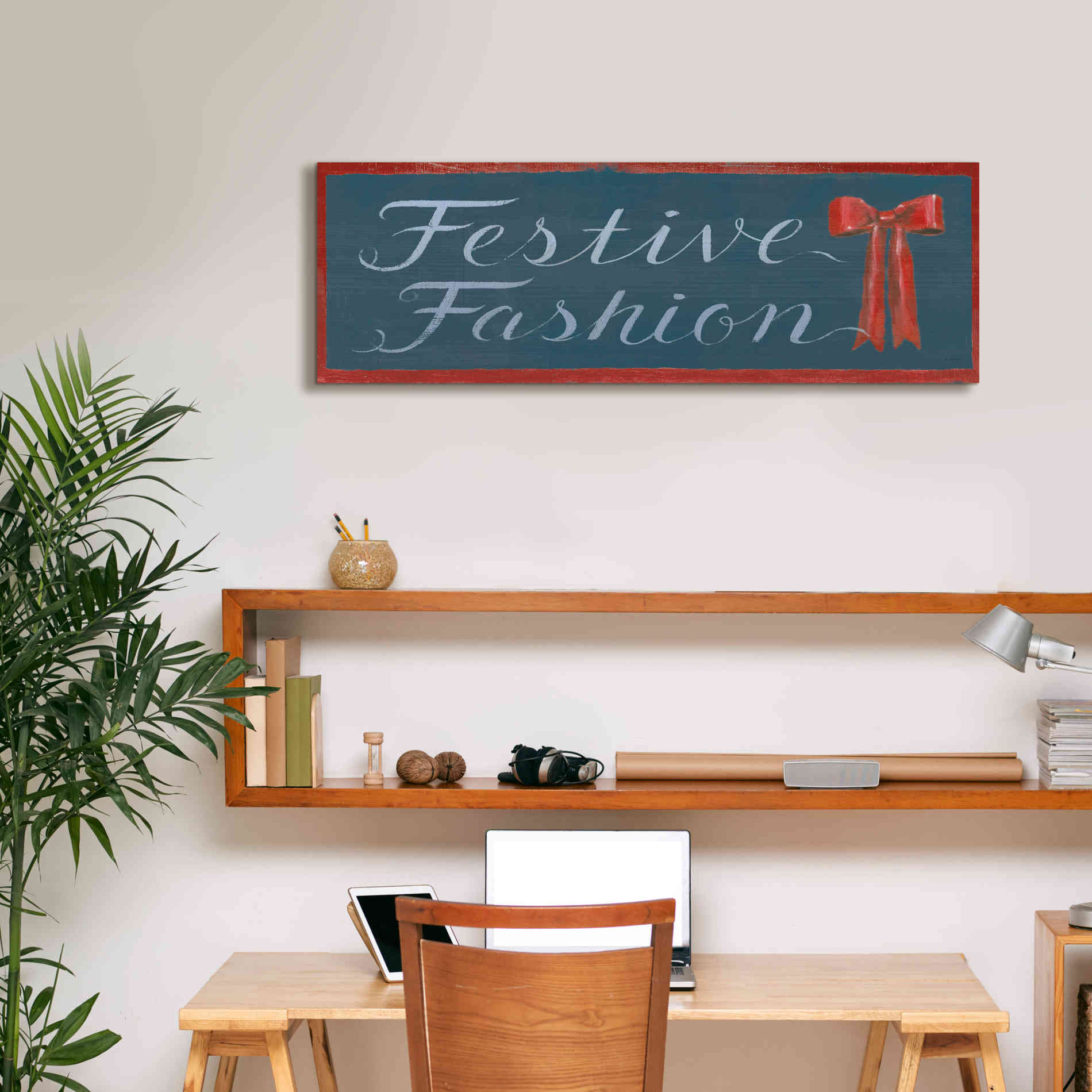 'Holiday Moments X' by James Wiens, Canvas Wall Art,36 x 12