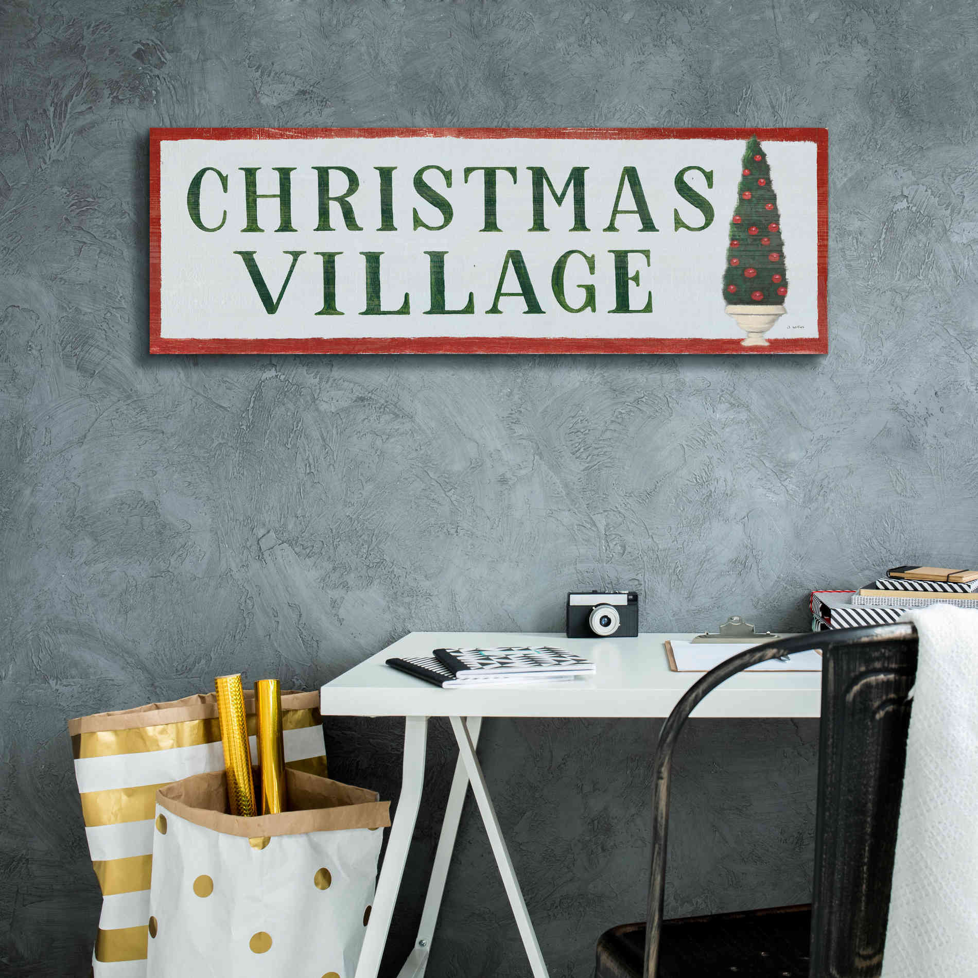 'Holiday Moments XI' by James Wiens, Canvas Wall Art,36 x 12