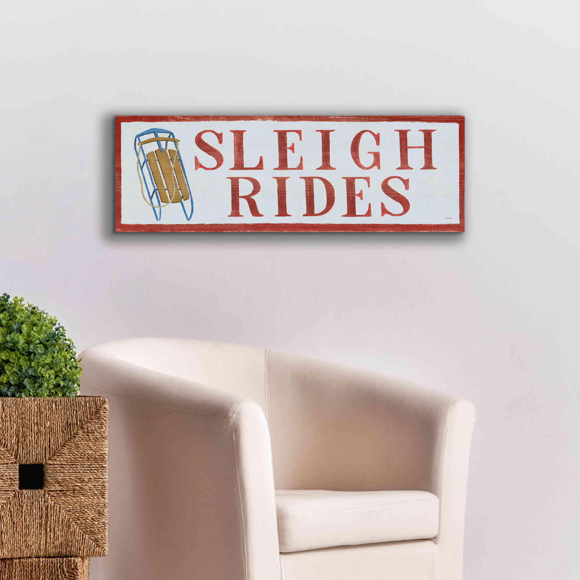 'Holiday Moments XII' by James Wiens, Canvas Wall Art,36 x 12