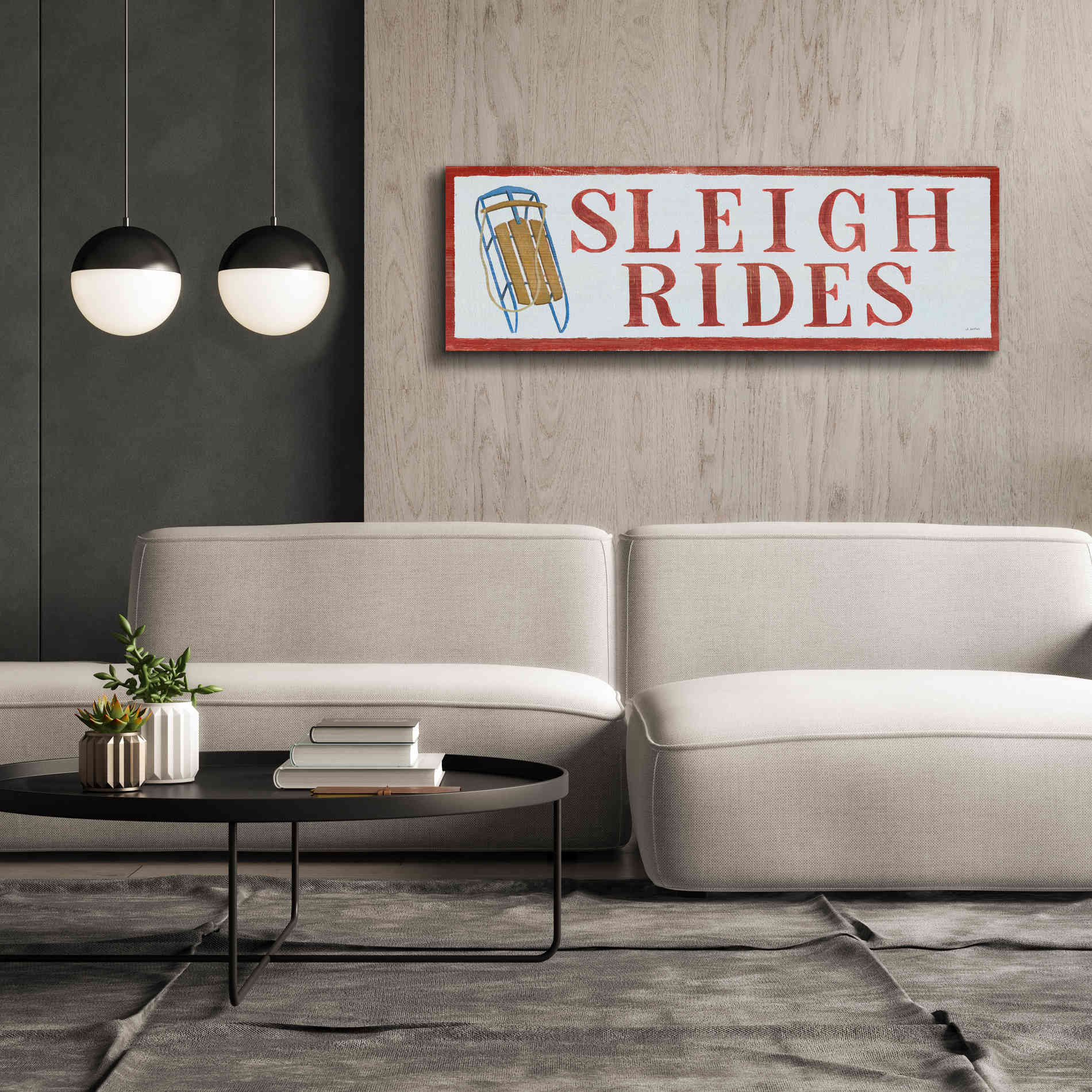 'Holiday Moments XII' by James Wiens, Canvas Wall Art,60 x 20