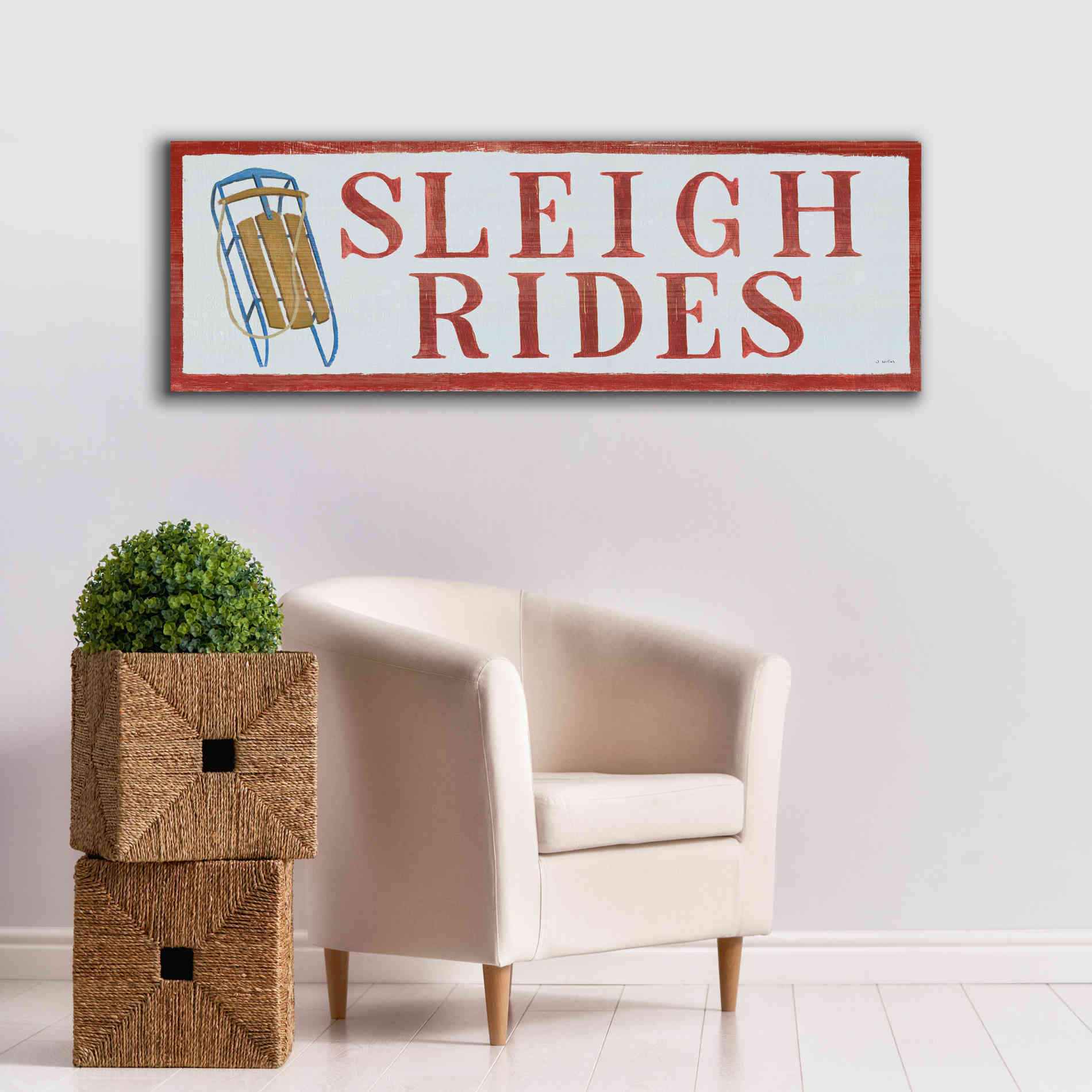 'Holiday Moments XII' by James Wiens, Canvas Wall Art,60 x 20