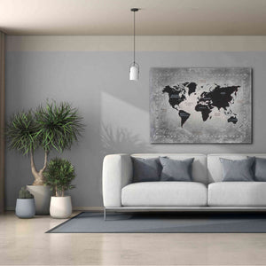 'Riveting World Map' by James Wiens, Canvas Wall Art,54 x 40