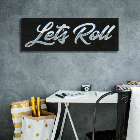 Image of 'Lets Roll III' by James Wiens, Canvas Wall Art,36 x 12