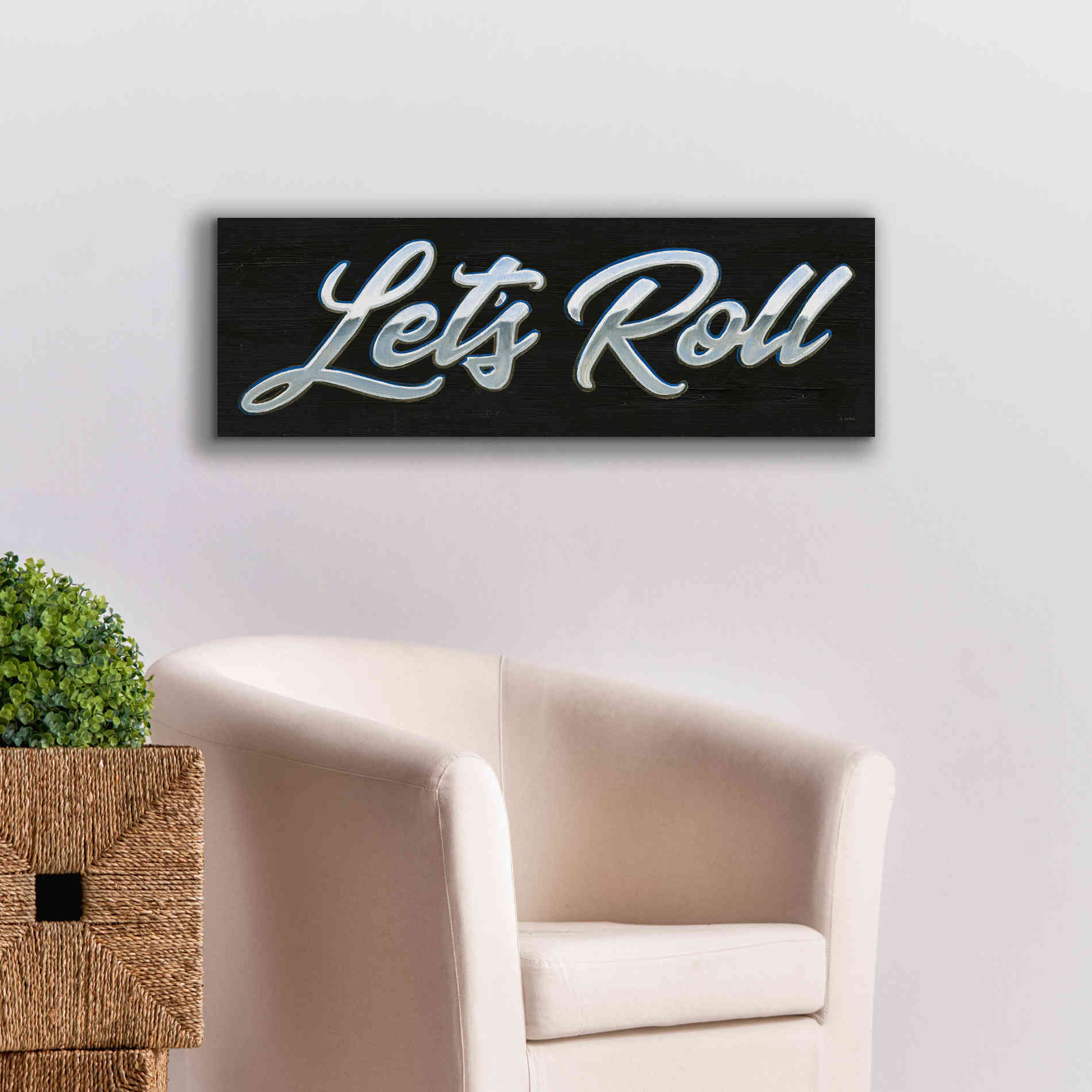 'Lets Roll III' by James Wiens, Canvas Wall Art,36 x 12