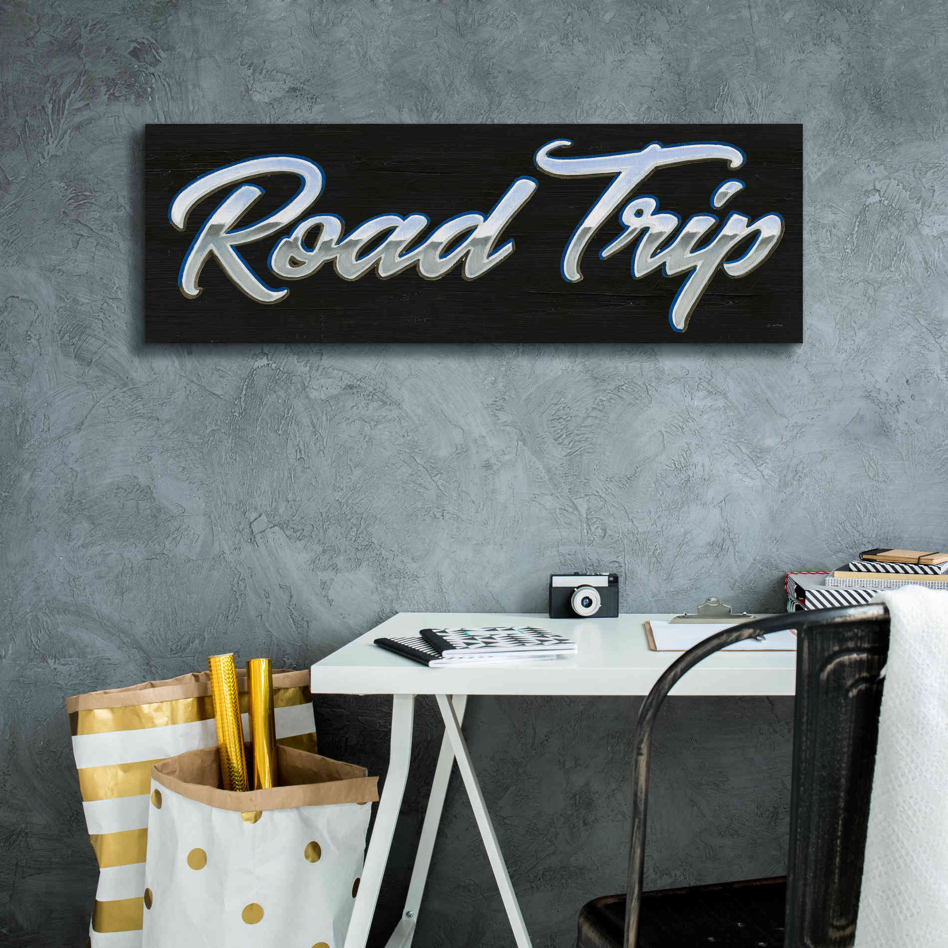 'Lets Roll IV' by James Wiens, Canvas Wall Art,36 x 12