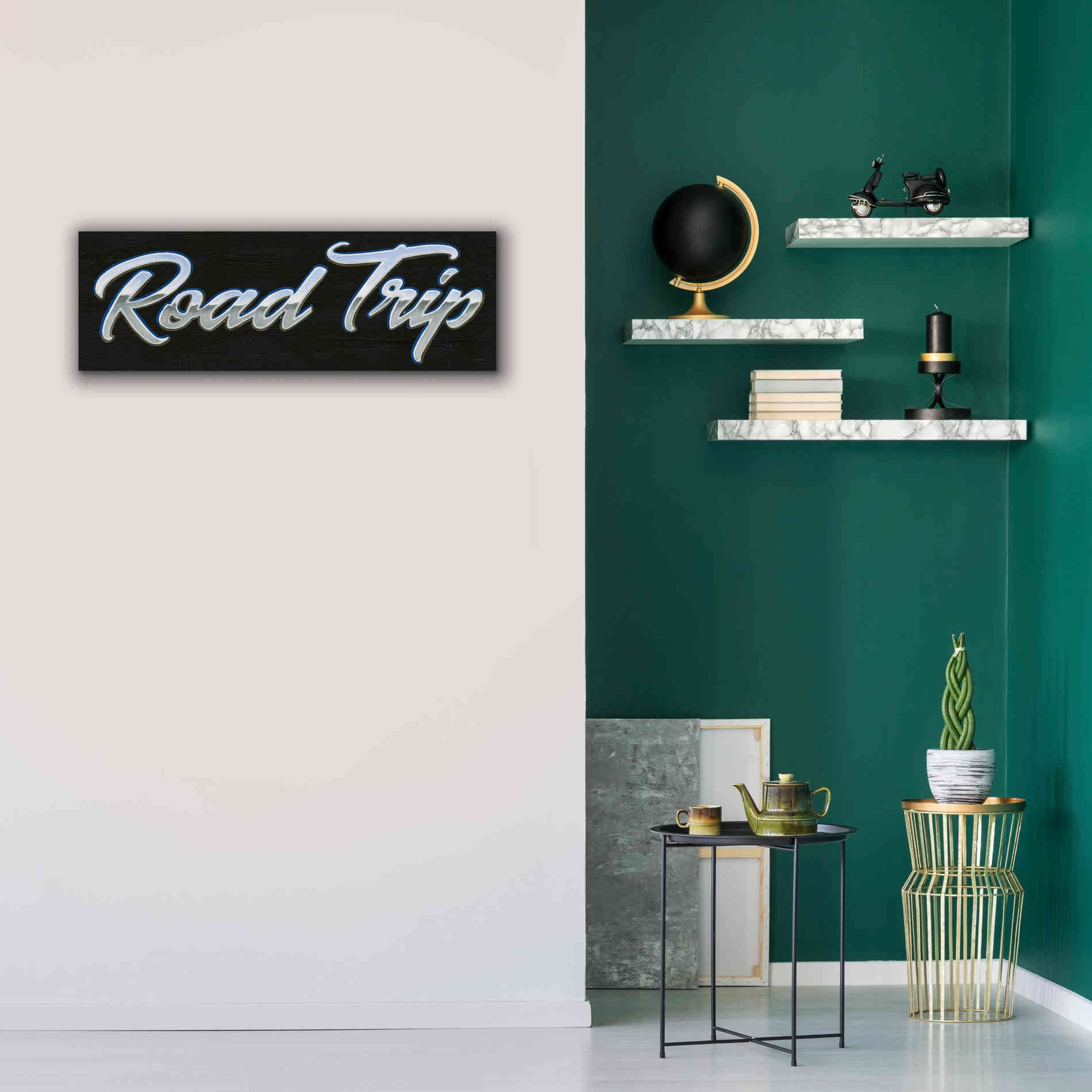 'Lets Roll IV' by James Wiens, Canvas Wall Art,36 x 12