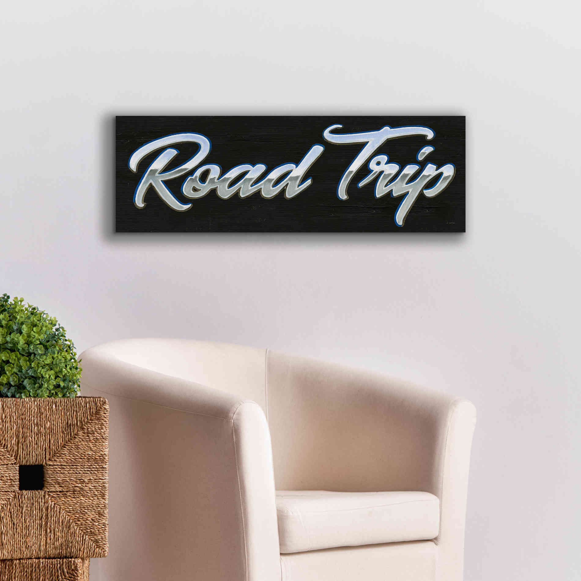 'Lets Roll IV' by James Wiens, Canvas Wall Art,36 x 12