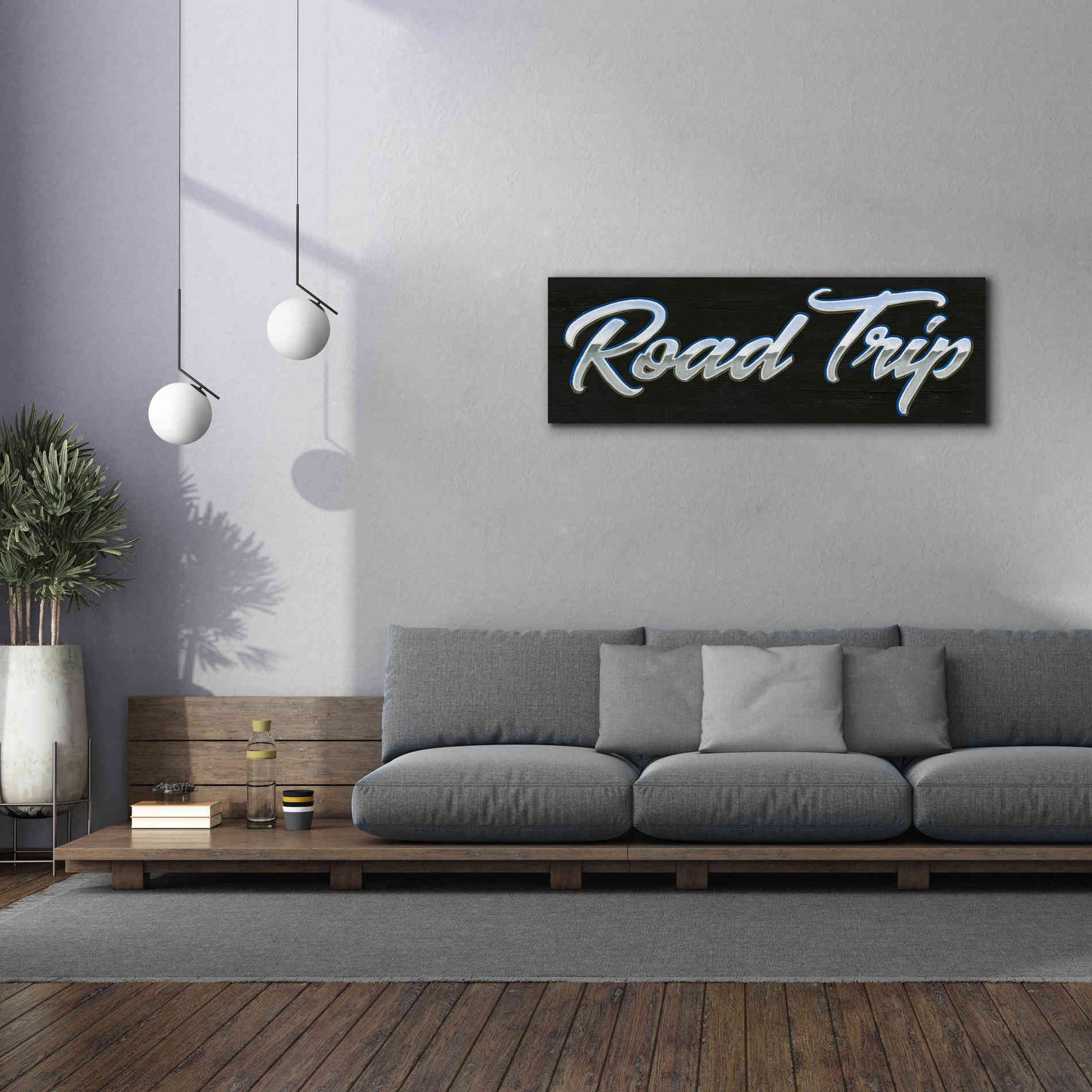 'Lets Roll IV' by James Wiens, Canvas Wall Art,60 x 20