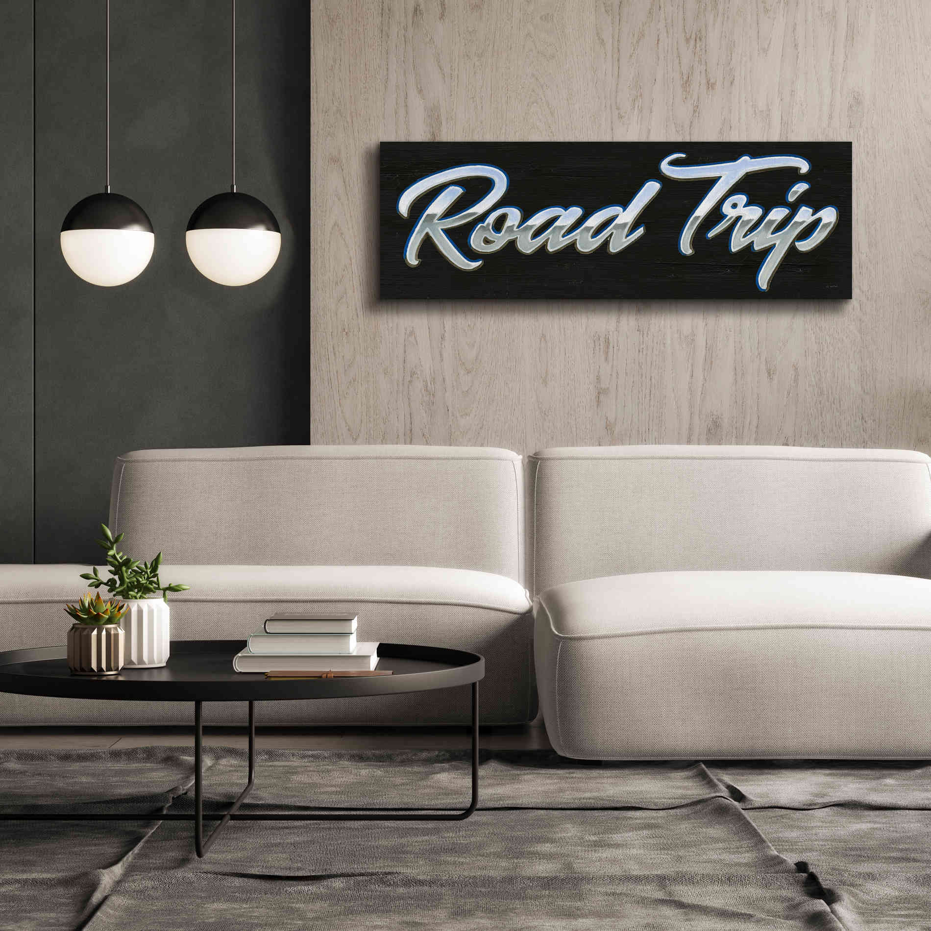 'Lets Roll IV' by James Wiens, Canvas Wall Art,60 x 20