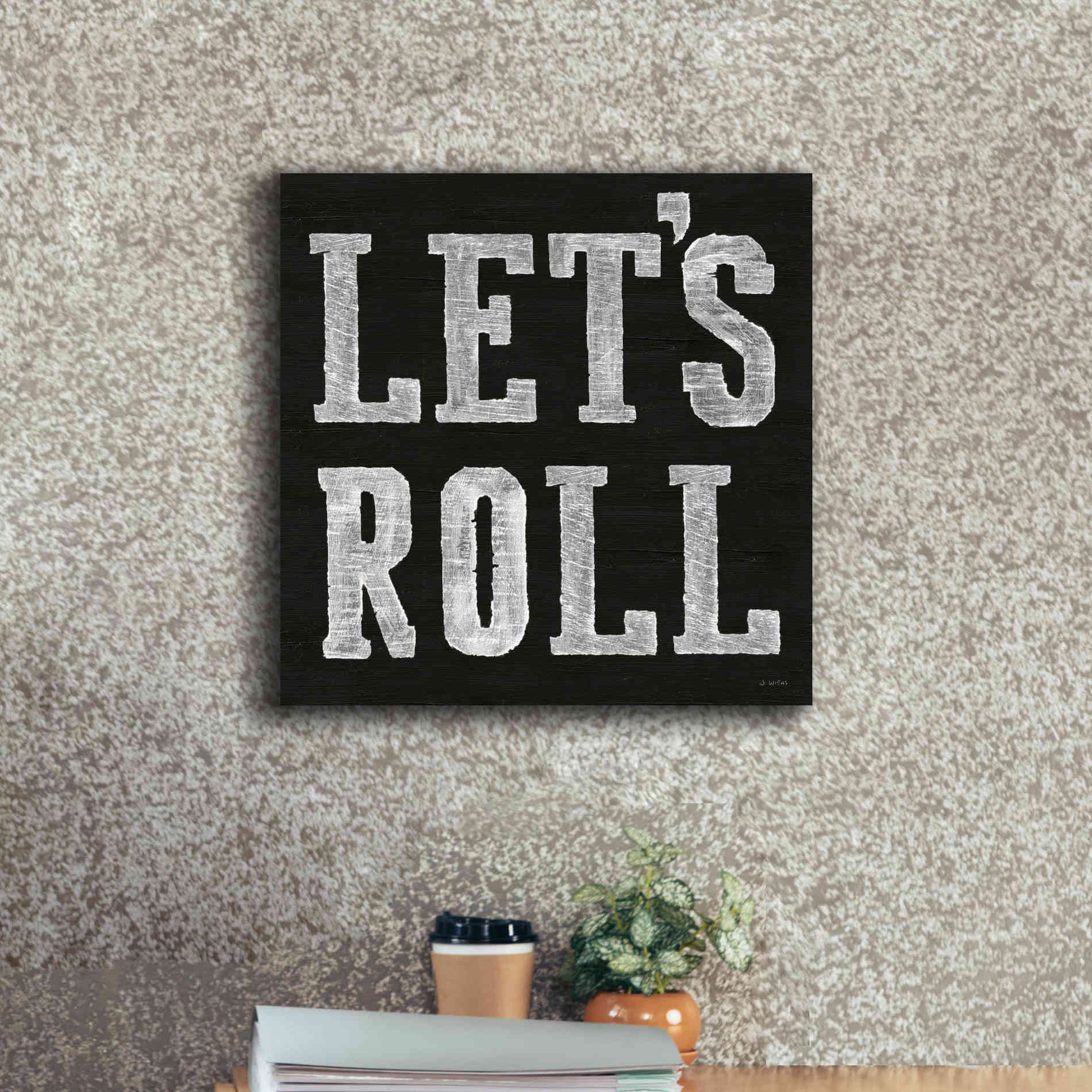 'Lets Roll V' by James Wiens, Canvas Wall Art,18 x 18