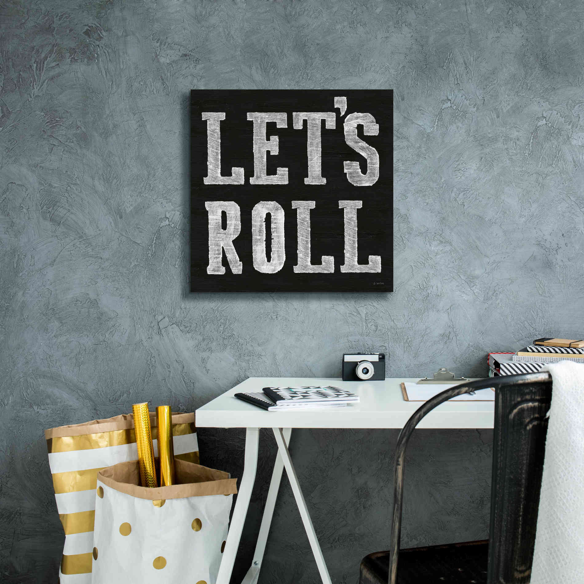 'Lets Roll V' by James Wiens, Canvas Wall Art,18 x 18