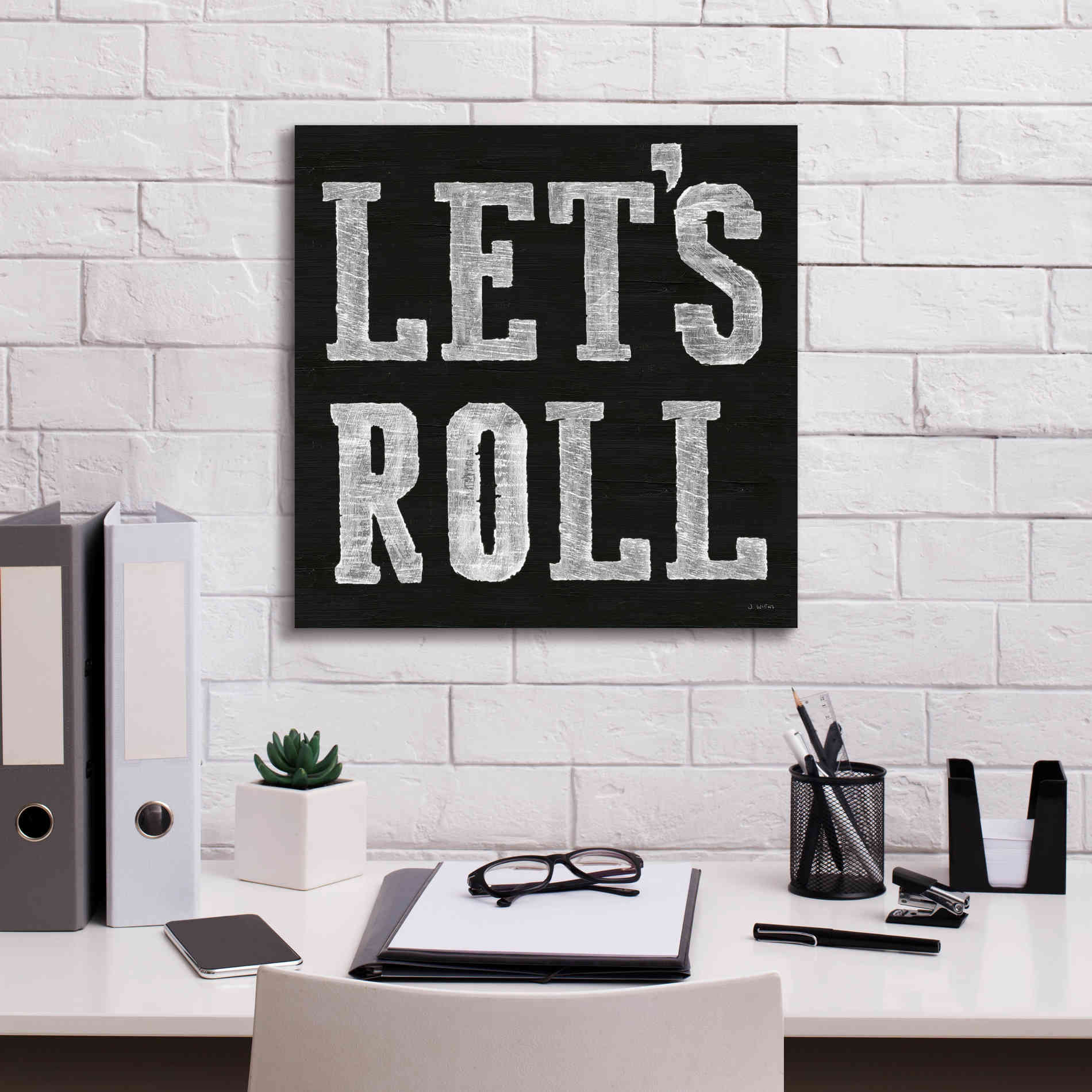 'Lets Roll V' by James Wiens, Canvas Wall Art,18 x 18