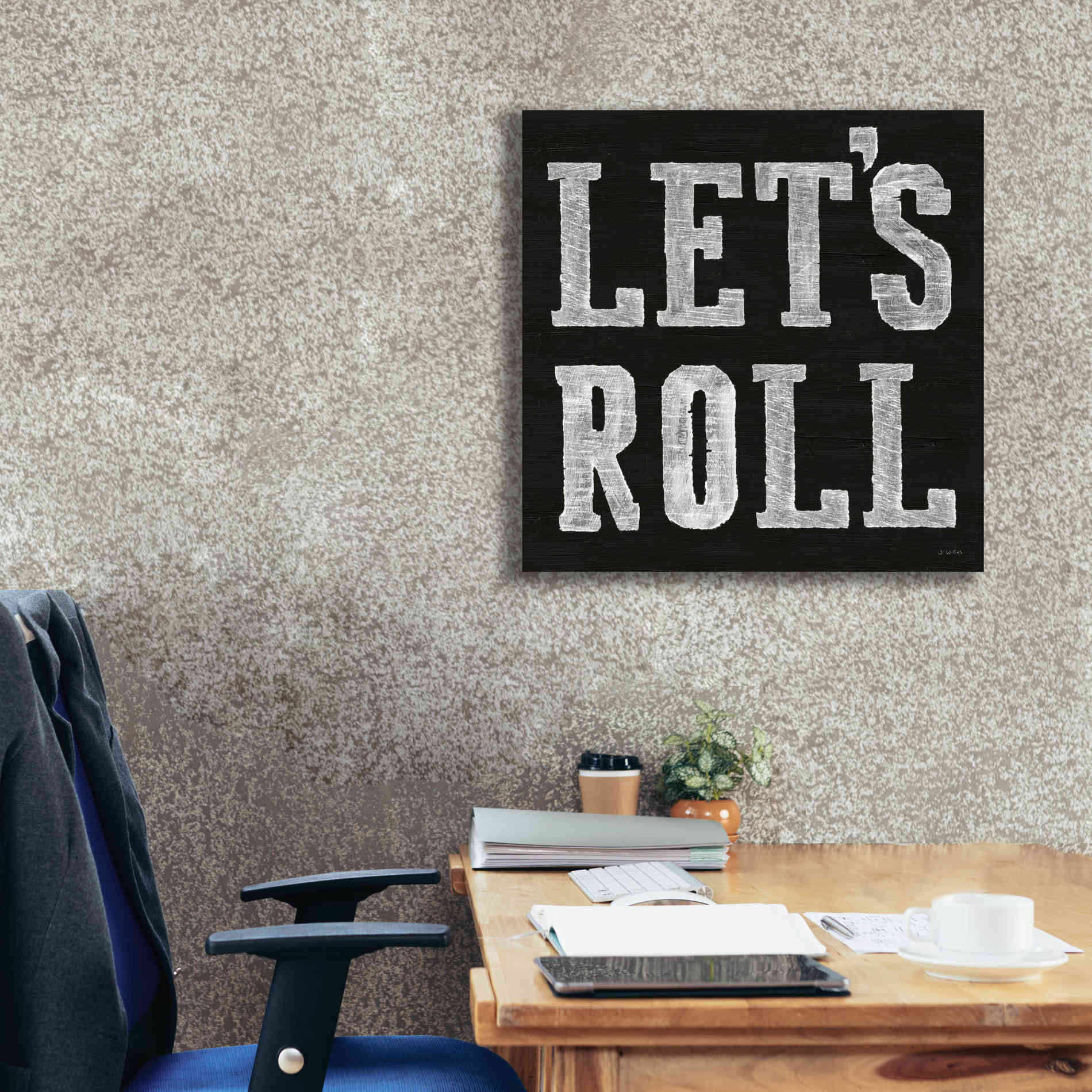 'Lets Roll V' by James Wiens, Canvas Wall Art,26 x 26