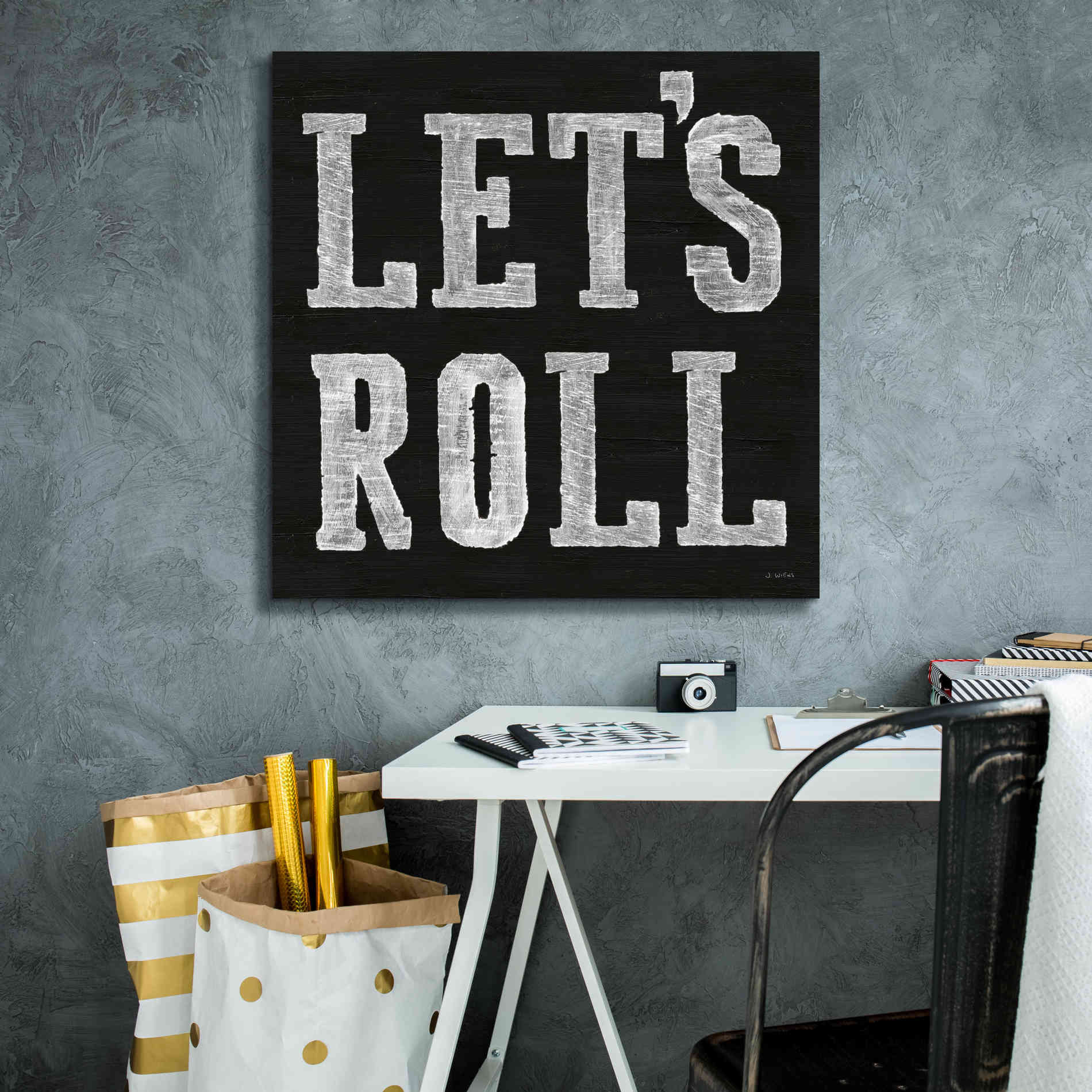 'Lets Roll V' by James Wiens, Canvas Wall Art,26 x 26