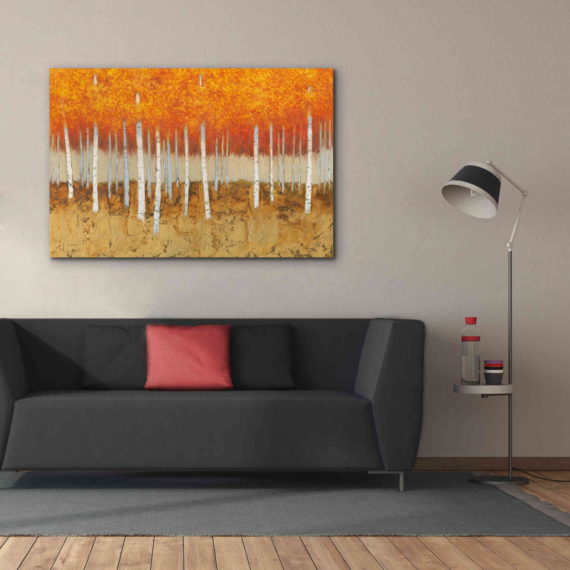 'Autumn Birches' by James Wiens, Canvas Wall Art,60 x 40