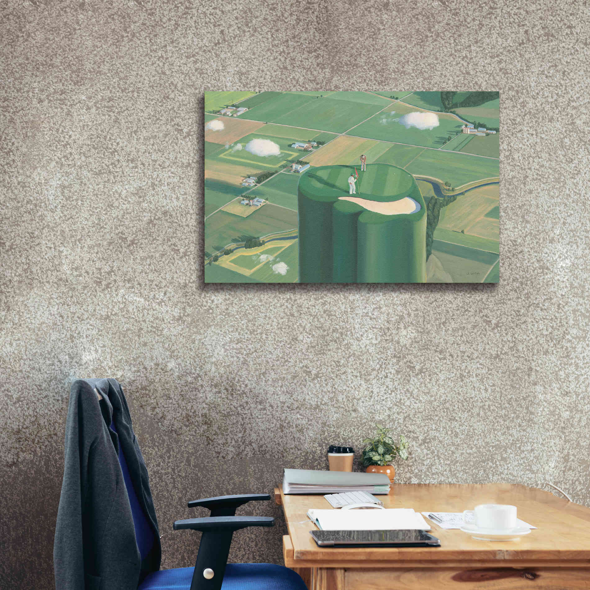 'Tee it Up' by James Wiens, Canvas Wall Art,40 x 26