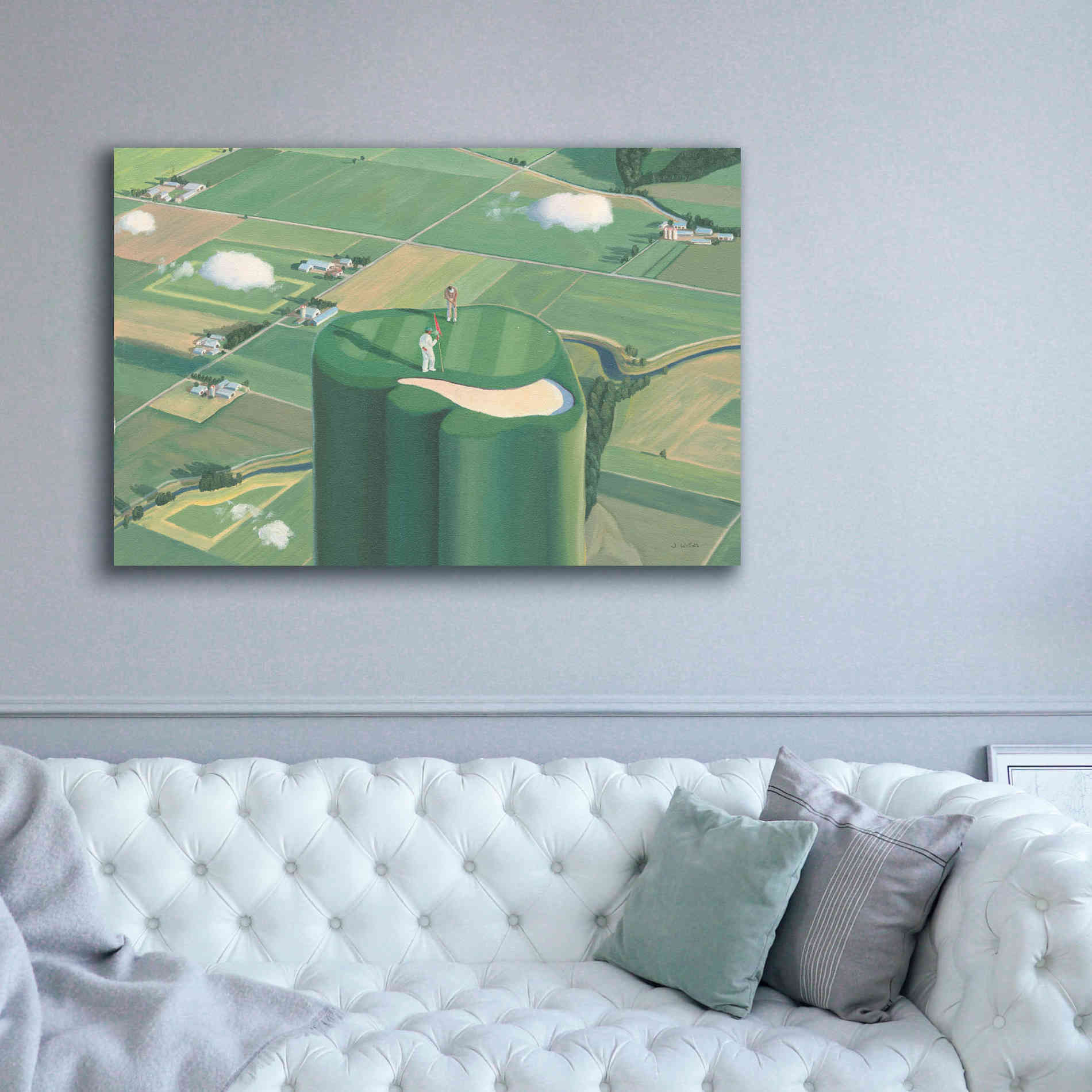 'Tee it Up' by James Wiens, Canvas Wall Art,60 x 40