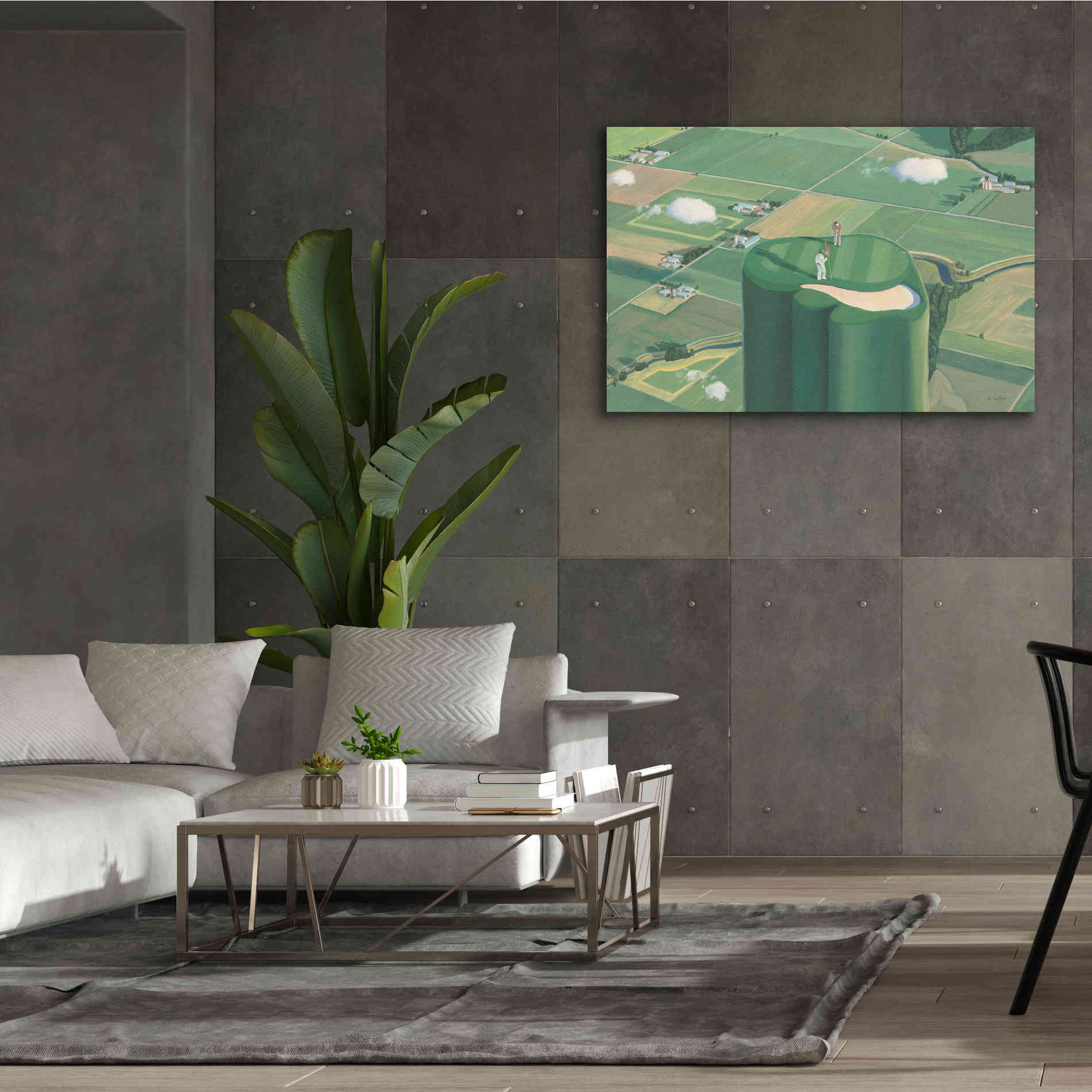 'Tee it Up' by James Wiens, Canvas Wall Art,60 x 40