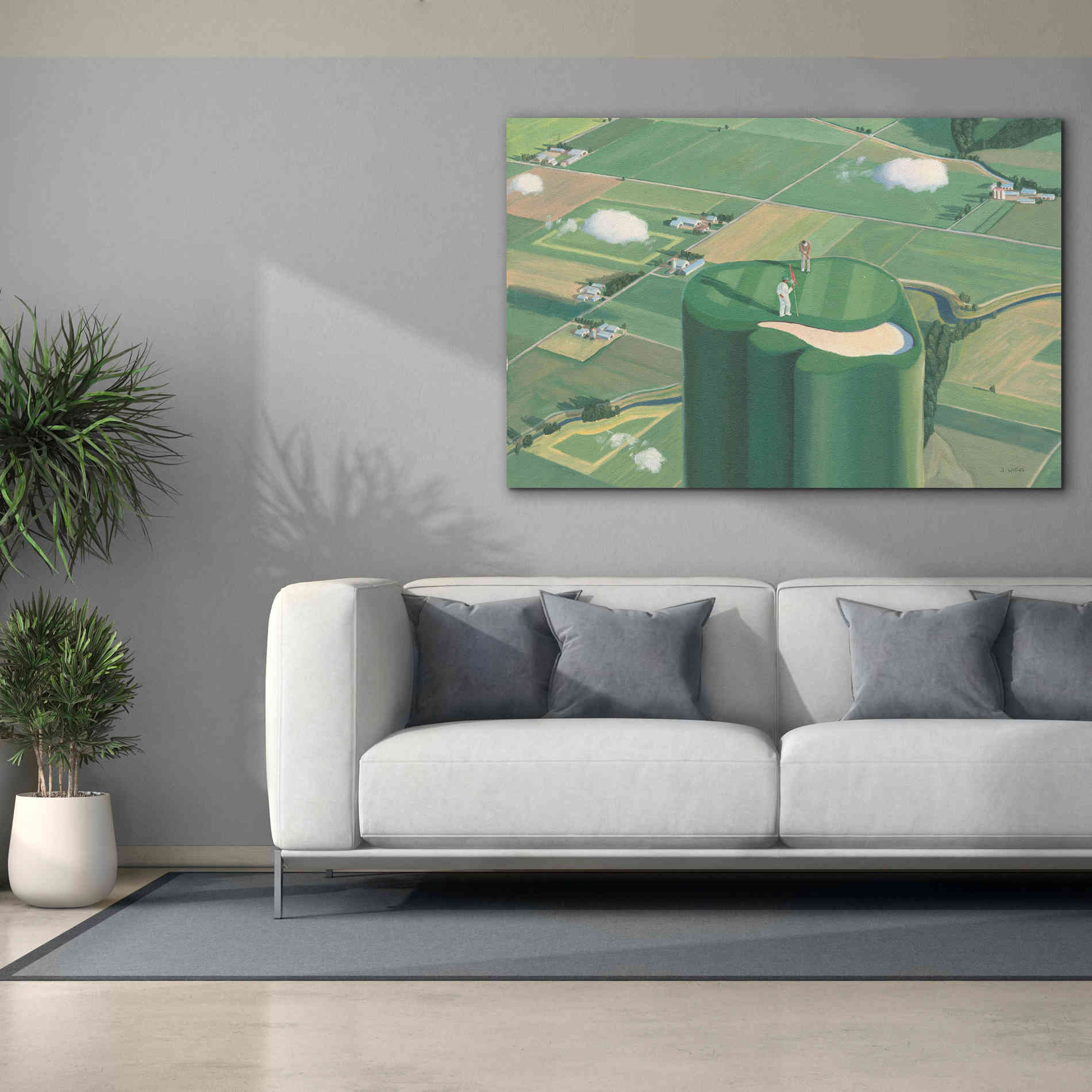 'Tee it Up' by James Wiens, Canvas Wall Art,60 x 40