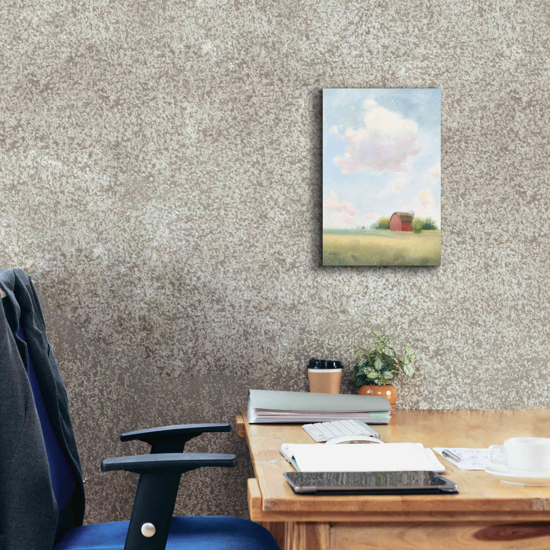 'Pleasant Pastures' by James Wiens, Canvas Wall Art,12 x 18