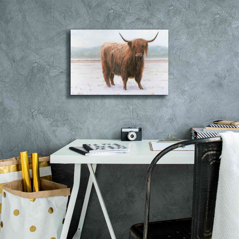 Image of 'King of the Highland Fields' by James Wiens, Canvas Wall Art,18 x 12