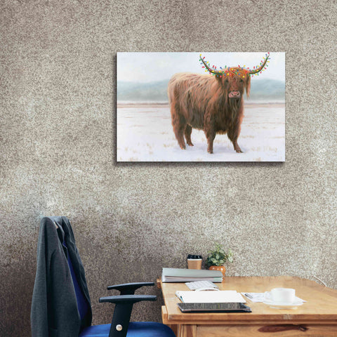Image of 'King of the Highland Fields Lights' by James Wiens, Canvas Wall Art,40 x 26