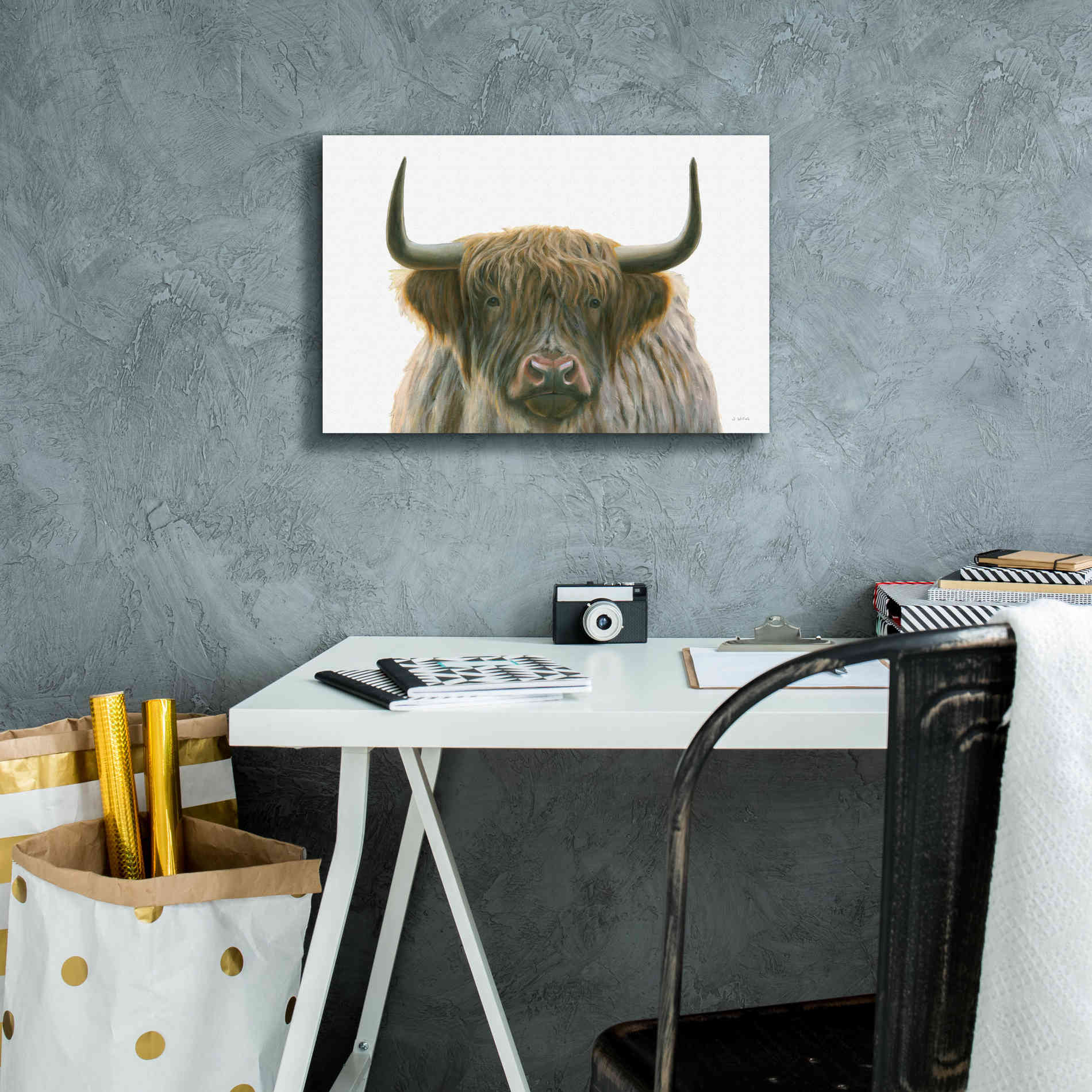 'Highlander' by James Wiens, Canvas Wall Art,18 x 12