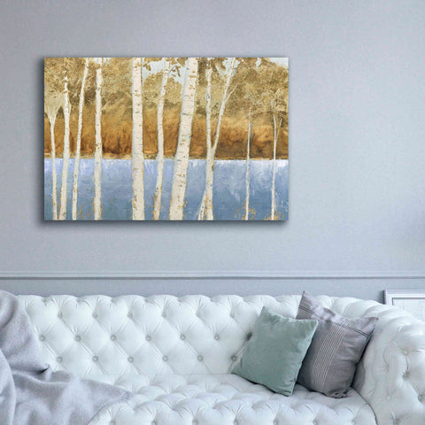 Image of 'Lakeside Birches' by James Wiens, Canvas Wall Art,60 x 40