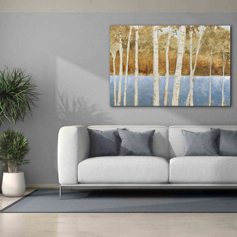 Image of 'Lakeside Birches' by James Wiens, Canvas Wall Art,60 x 40