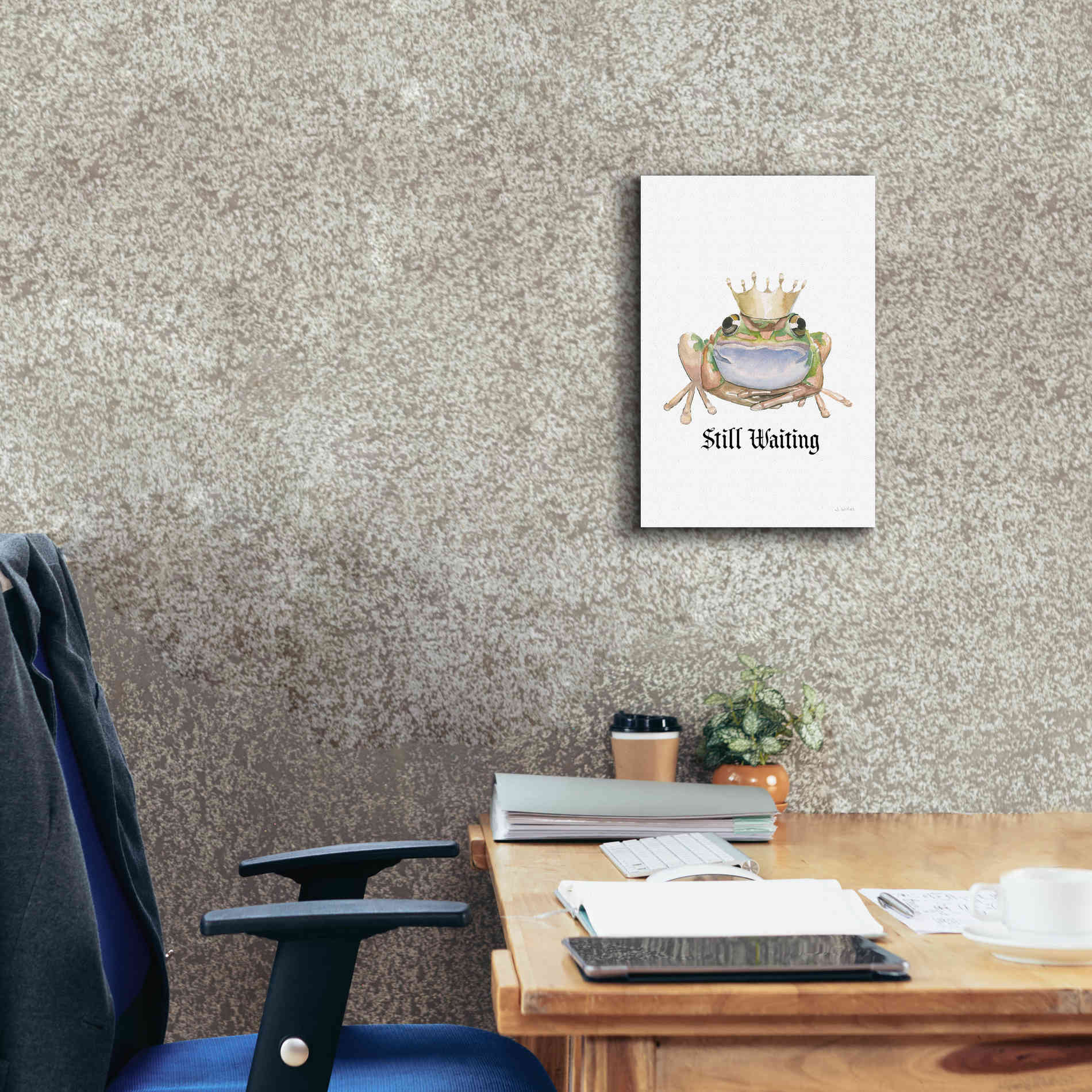 'Still Waiting' by James Wiens, Canvas Wall Art,12 x 18