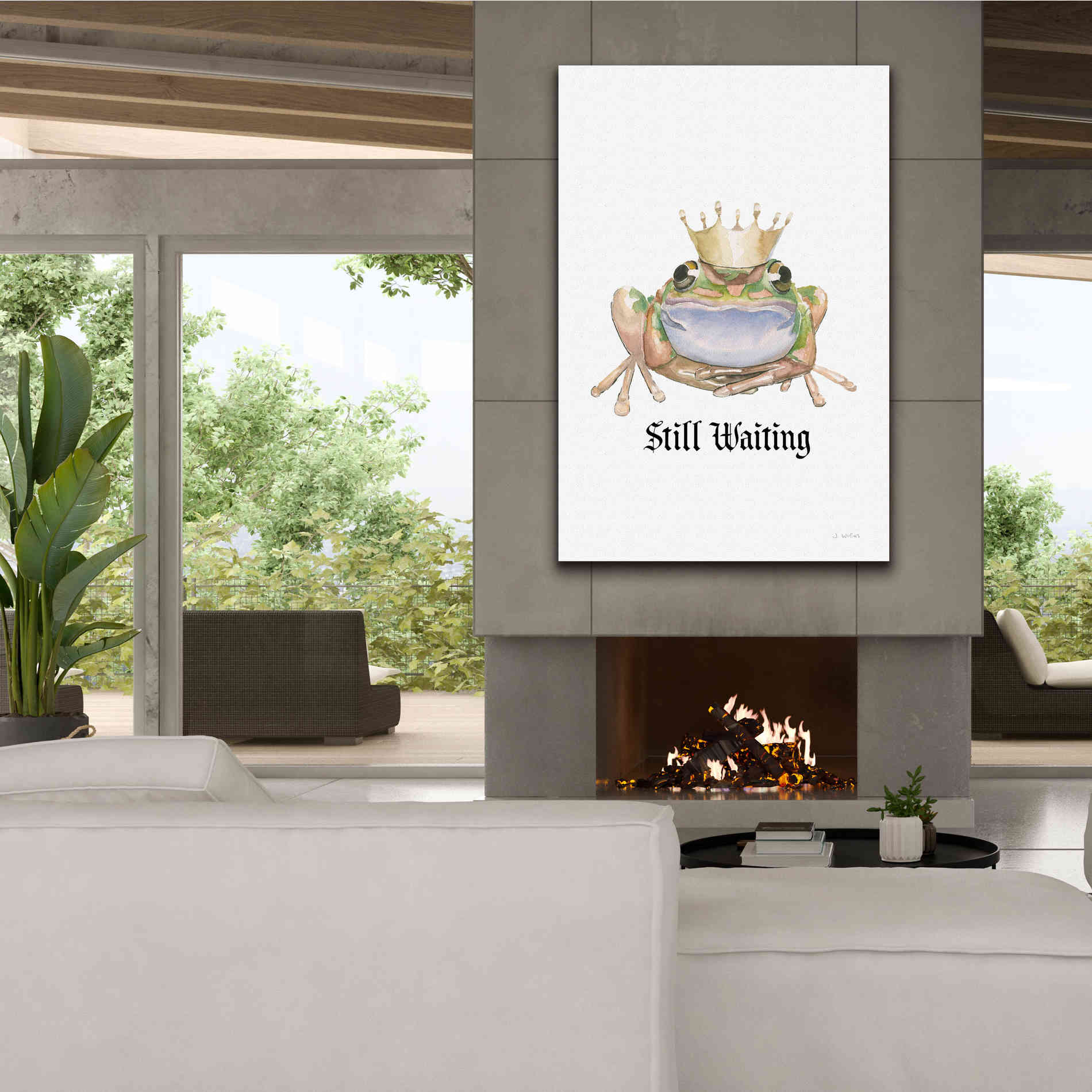 'Still Waiting' by James Wiens, Canvas Wall Art,40 x 60