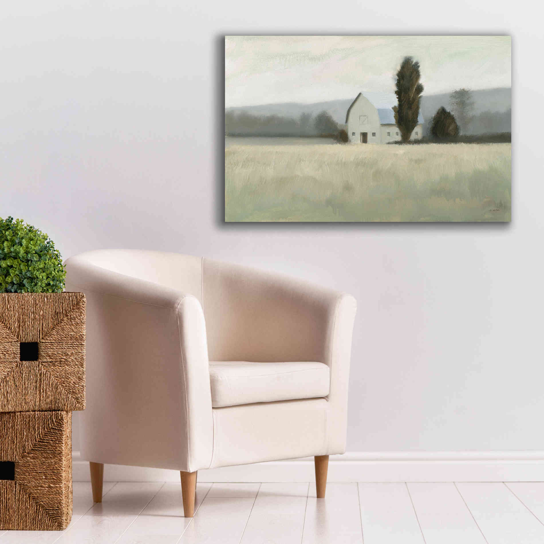 'Quiet Valley' by James Wiens, Canvas Wall Art,40 x 26