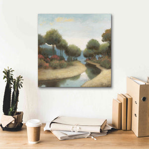 'By the Waterways I' by James Wiens, Canvas Wall Art,18 x 18