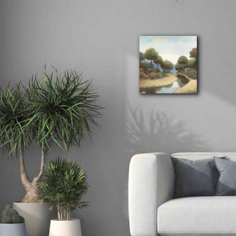 Image of 'By the Waterways I' by James Wiens, Canvas Wall Art,18 x 18