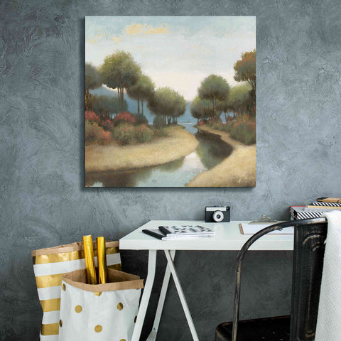 Image of 'By the Waterways I' by James Wiens, Canvas Wall Art,26 x 26