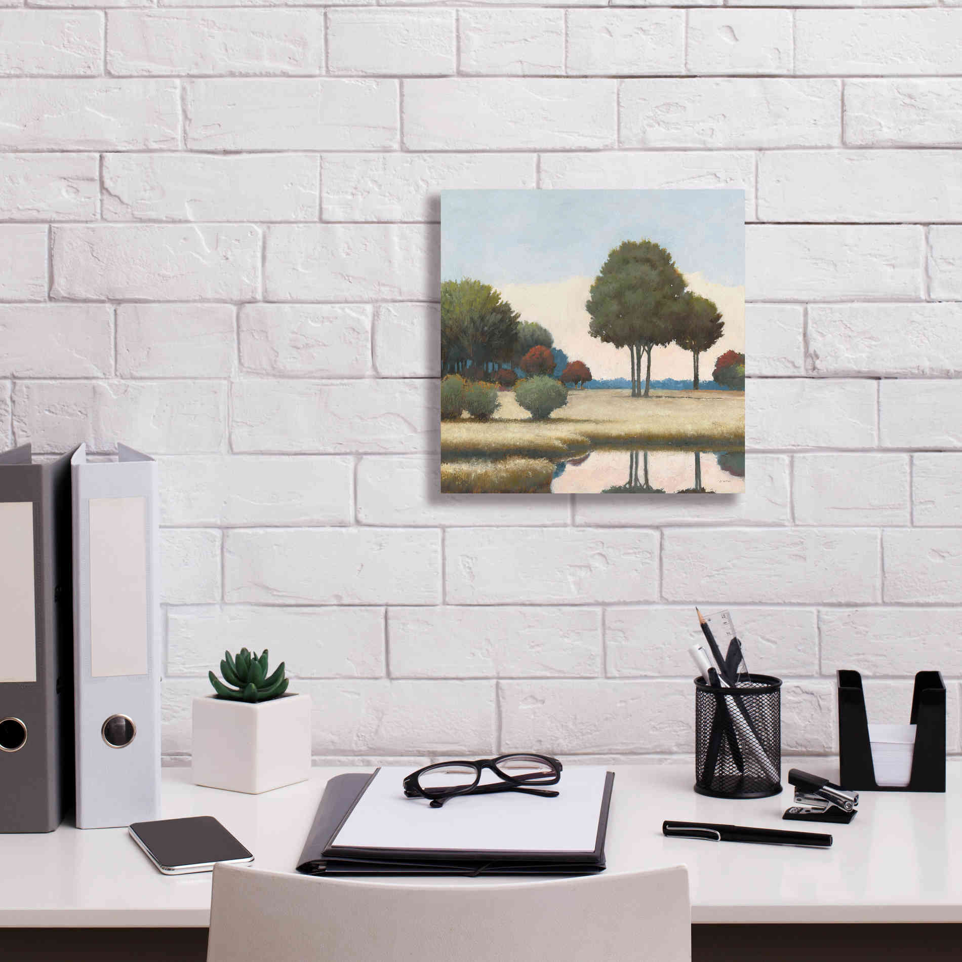 'By the Waterways II' by James Wiens, Canvas Wall Art,12 x 12