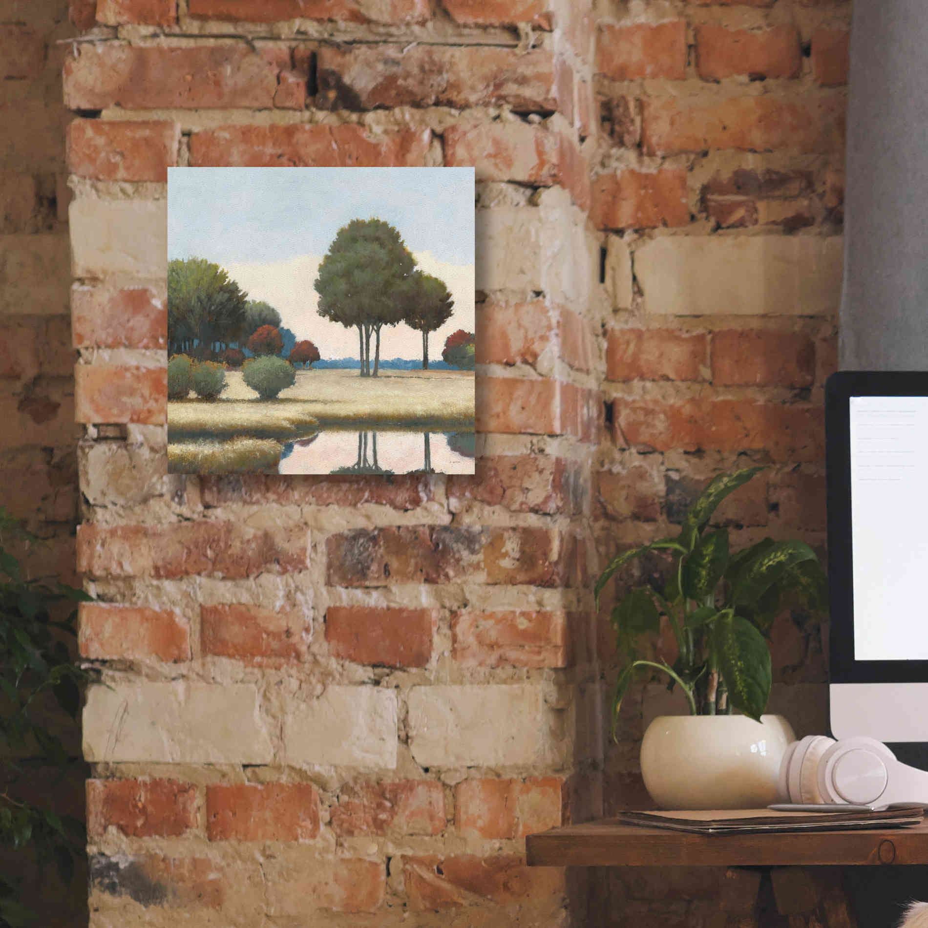 'By the Waterways II' by James Wiens, Canvas Wall Art,12 x 12