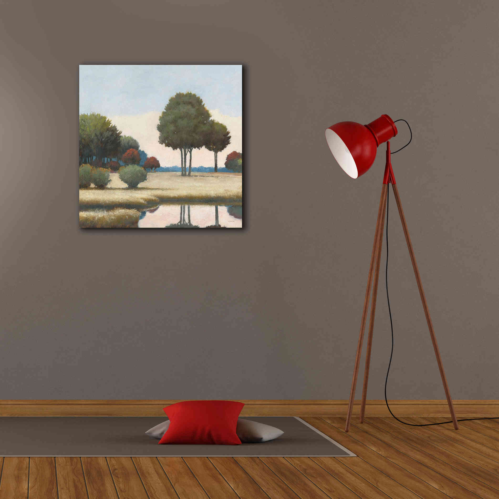 'By the Waterways II' by James Wiens, Canvas Wall Art,26 x 26