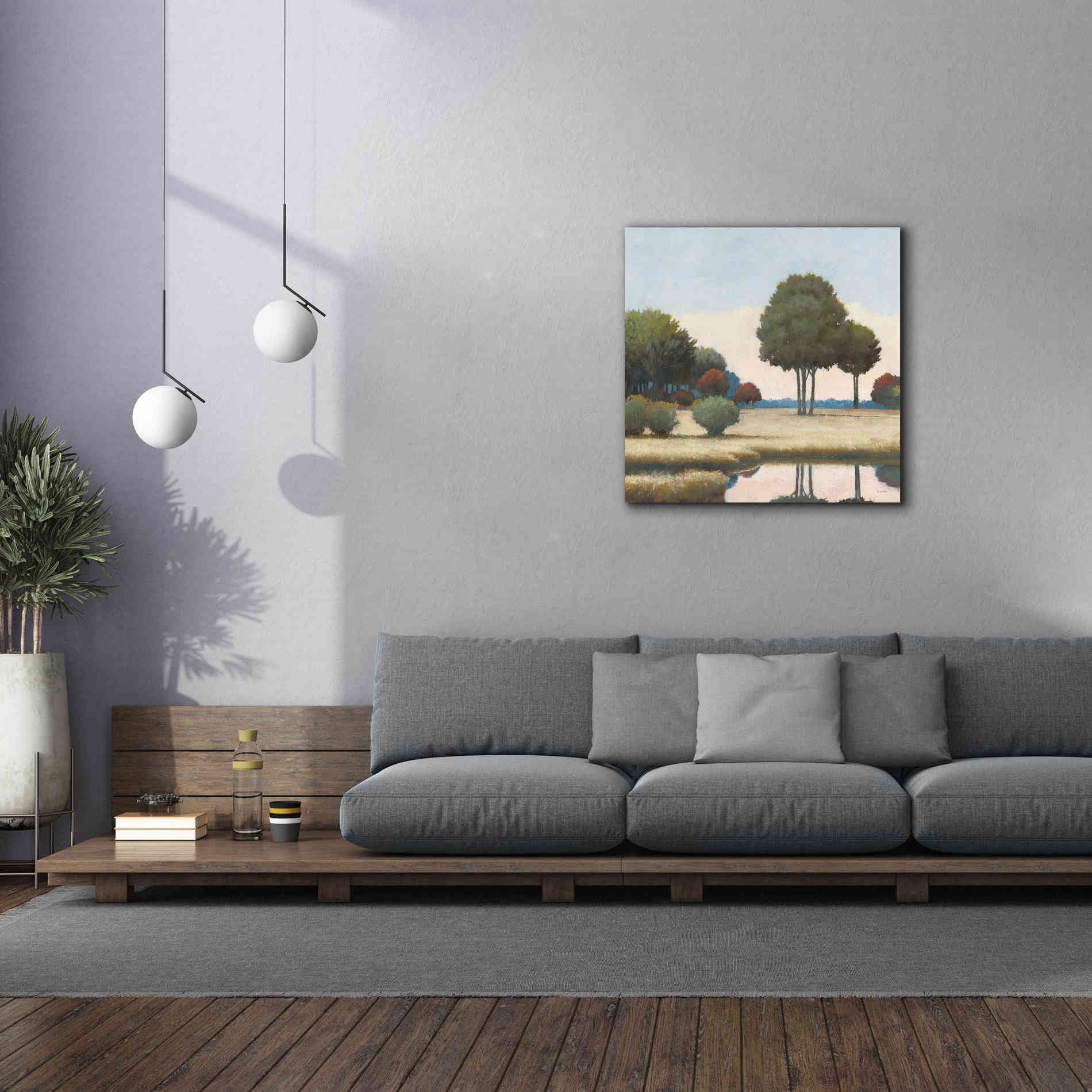 'By the Waterways II' by James Wiens, Canvas Wall Art,37 x 37